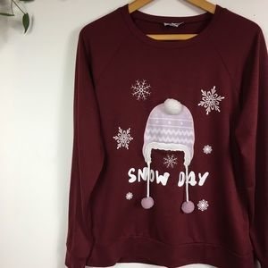 🎈last chance!🎈Snow Day 3D Christmas Holiday Shirt Large